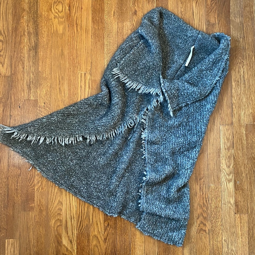 Roncarati Italian Designer Boucle Long Shawl